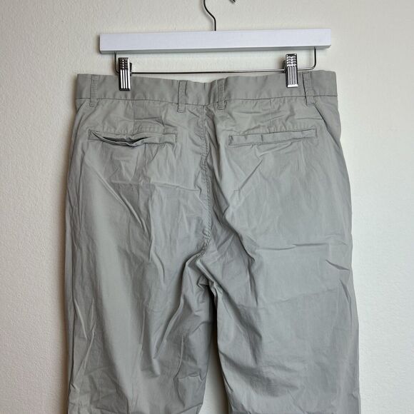 Everlane Pants Men’s 32x32 Gray Chino Straight Pockets Casual Zip Classic Preppy - Picture 7 of 11